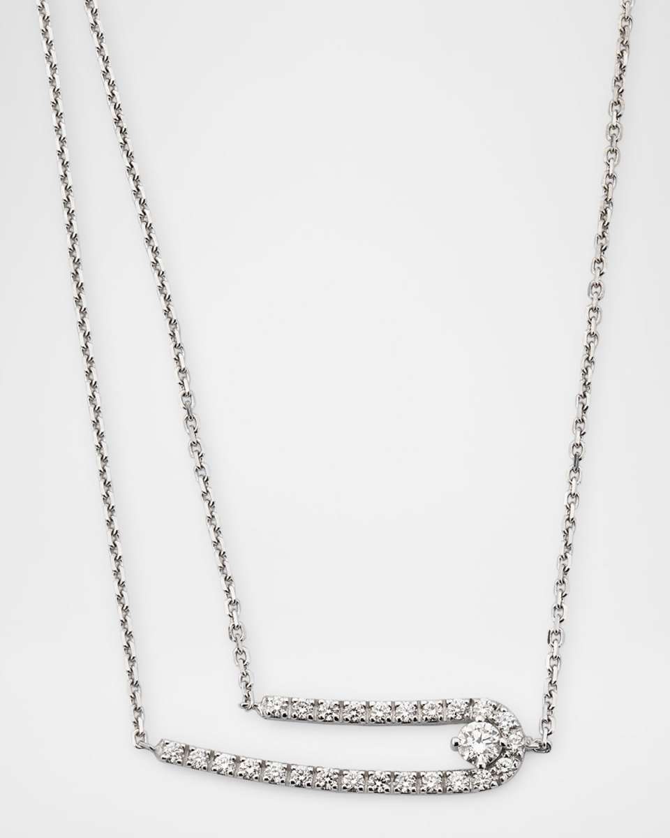 18K White Gold Anima Diamond Necklace